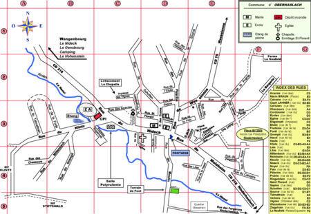 Télécharger le plan de la commune d'Oberhaslach