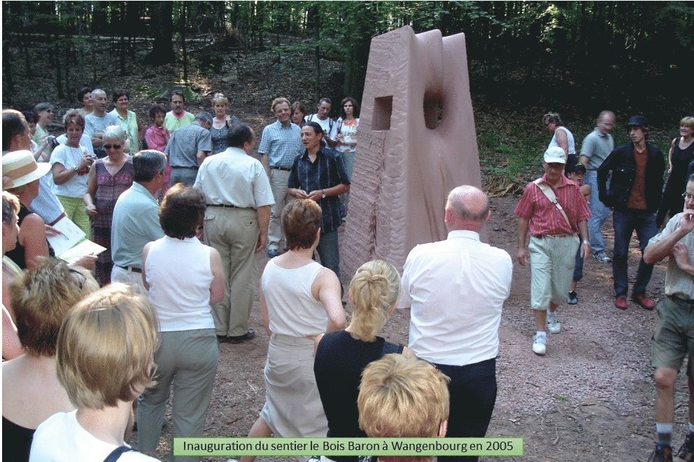 En 2005, inauguration du sentier En 2005, inauguration du sentier